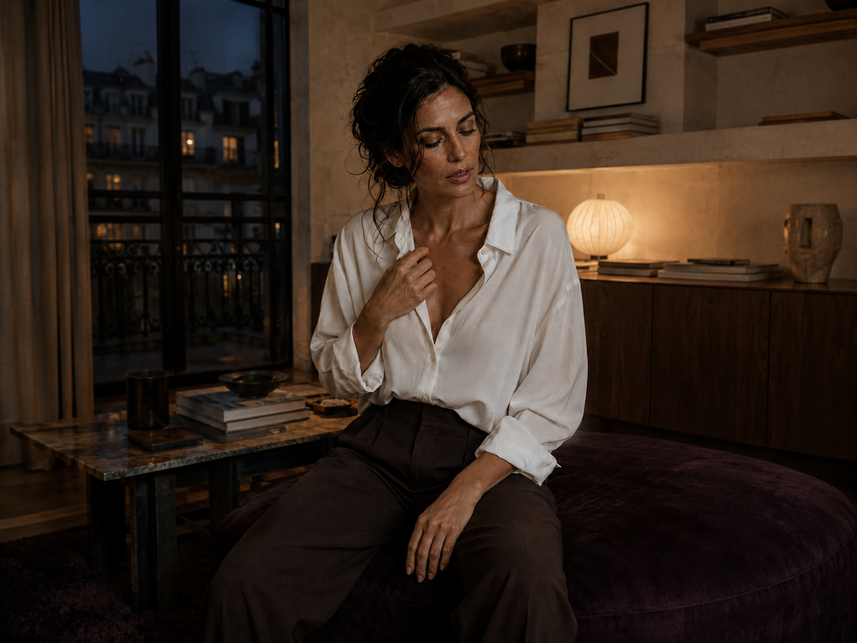 Matières et lumière dans l’univers Maison Privée.